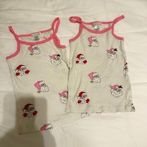 TBBBC Girls Dear Santa Tanks